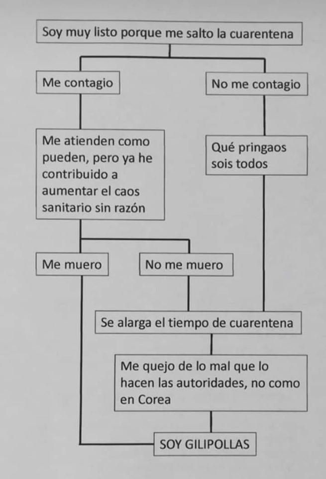 Converso72's tweet photo. Pongamos un pequeño diagrama mental al servicio de la #Pandemia https://t.co/mDnckFwHS8