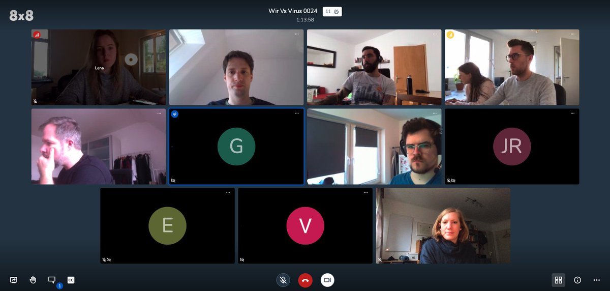turbinekreuzbrg's tweet photo. Guten Morgen 🤩 Bereits vor dem offiziellen Check-In sitzt das Team von 12 motivierten Köpfen zum Teamupdate zusammen. Wir sind on fire 🔥 für Tag 2 vom #WirVsVirusHack!  #turbinejetzt

@lenalidl @stadolf @Dot_Coyote @alina_lupa @em_bi_em @ridderbusch_jan @andreas_knaut https://t.co/1vFJGQLvsh
