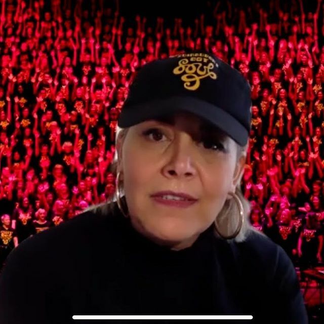 Today at 1pm, join Maryam live on the Got Soul Choir Facebook page, live and direct from Edinburgh, SCOTLAND, for laughs, songs, training and giggles 😂😷📲.
.
You know it will be utter madness in the Maryam World. Just go onto the Facebook page at 1pm and she will appear. Poof…