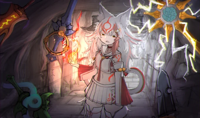 大神ノ澪 #みおーん絵 