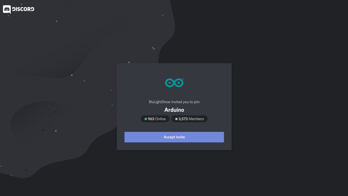 arduino's tweet image. If you want to connect with the Arduino team or other community members, you can also join us on @discordapp! discord.gg/6xQuZUq #ArduinoD20
