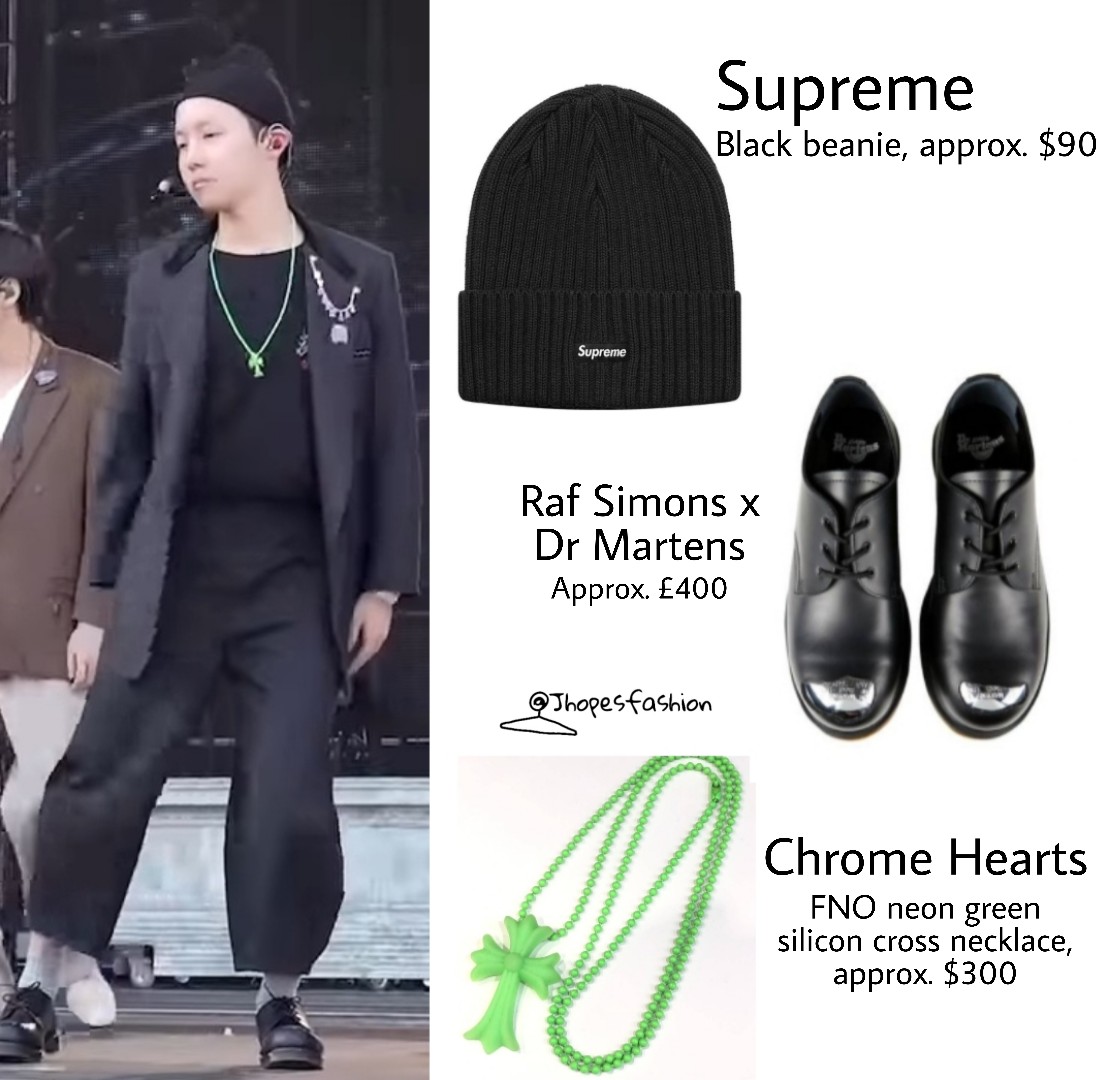 neon green supreme beanie