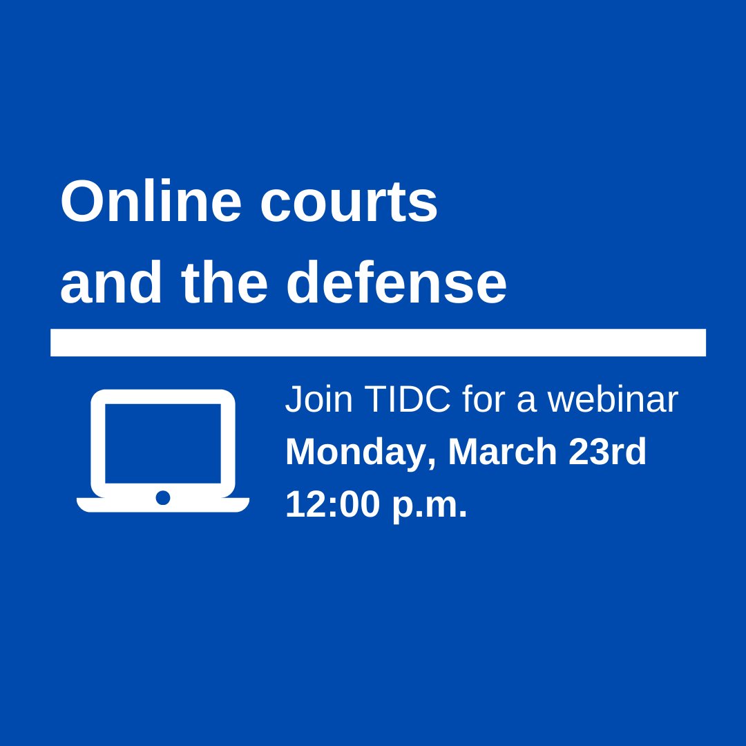 TIDC_News's tweet photo. If you are a Texan public defender or appointed counsel, join us for a meeting Monday, March 23 at noon (Central time) to learn what defense attorneys need to know about the new online court technology recently deployed in Texas. Click here to join: https://t.co/Q2DJZKVlxC. https://t.co/wIJ4g69cfW
