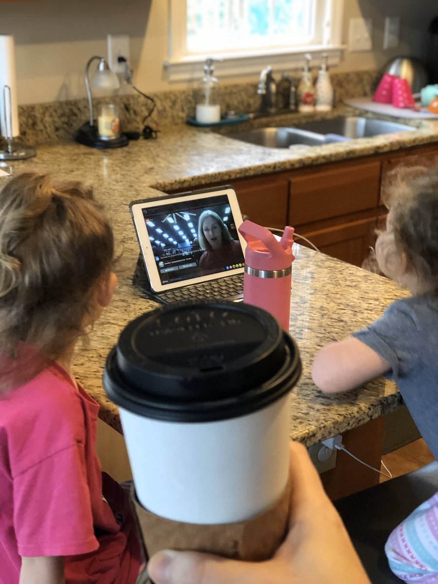 jlee1019's tweet photo. Alternative ways to continue our Saturday traditions! Fuzzy Duck coffee to go and Sunny’s Storytime on Facebook Live! Thanks @coffeetreebooks ! #TeamKentucky #TogetherKy https://t.co/s66qGn4Mfe