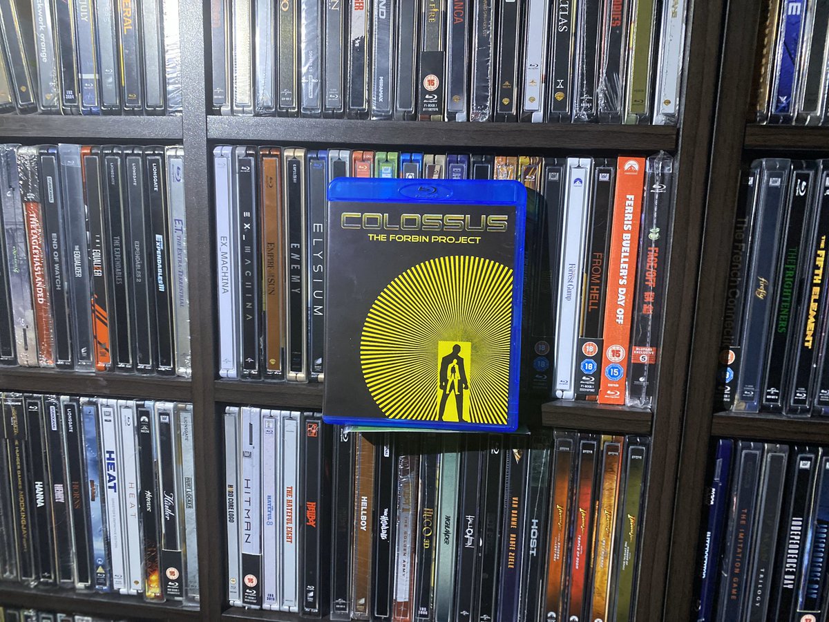 A different type of a #EndOfTheWorld film and a bit of a forgotten gem in #ColossusTheForbinProject  #BluRay #117