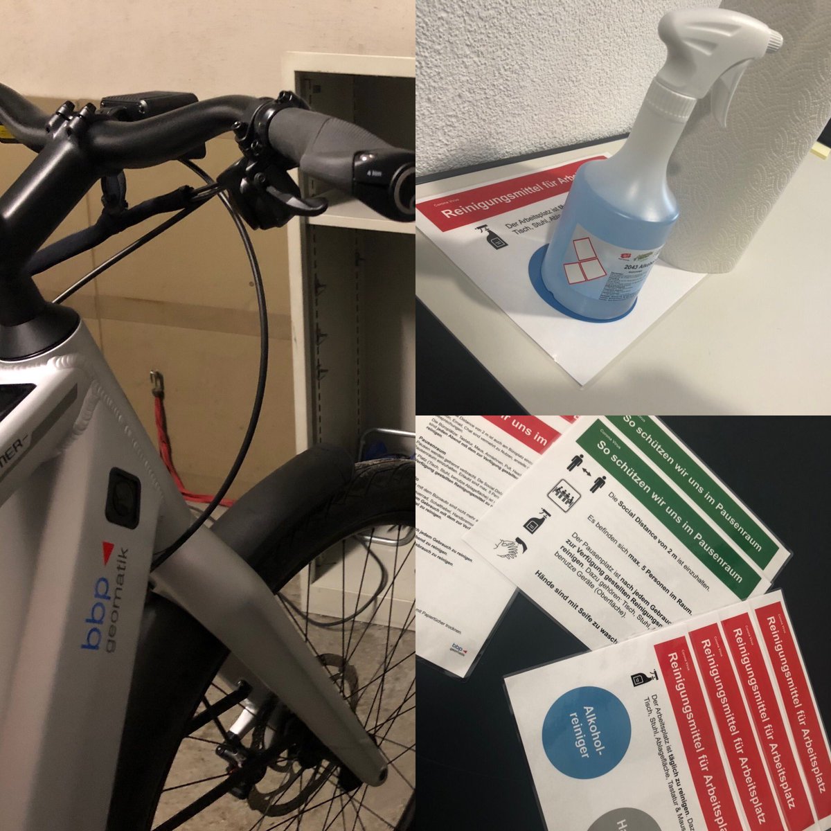 Wir halten unser Versprechen zum Schutz am Arbeitsplatz ... und nutzen #stromerbike für die Fahrt auf Baustellen #topofgeomatics