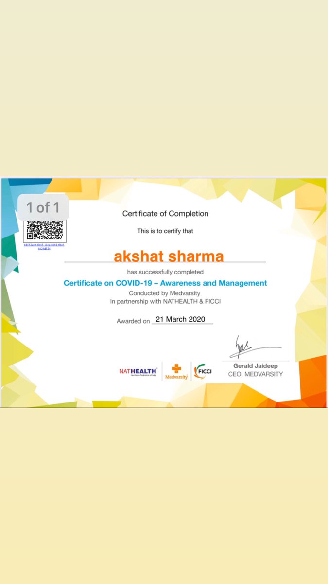 akshat3010's tweet photo. #step #closerto #JantaCurfew #careforu #certified #coronaawareness #coronamanagement #besafe #breakthechain #CoronaUpdatesInIndia
#coronavirusdelhi https://t.co/Y8BW60WXUs