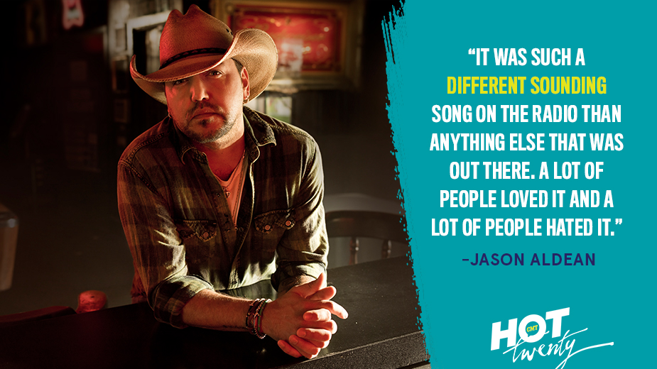 cmtHot20's tweet photo. The past 10 years have given country music fans no shortage of jams! Join @Jason_Aldean and more as we look back at the monster hits that shaped country music in our #Hot20decade MARATHON! https://t.co/qZzCTZ5B23