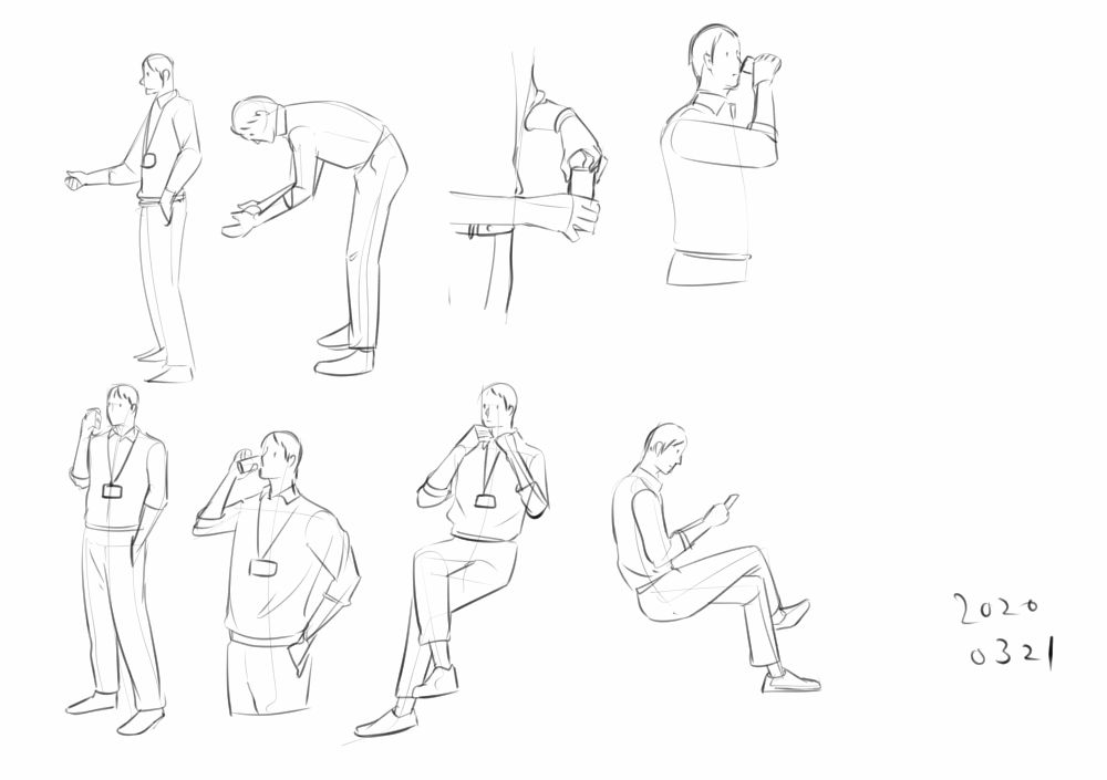 かぎり ポーズ集 2分ドローイングと二次元デッサン 背景付きポーズの方で2分ドローイング やってたらもうすぐ終わりそうなので シンプルポーズの方は二次元デッサンしてみようかと