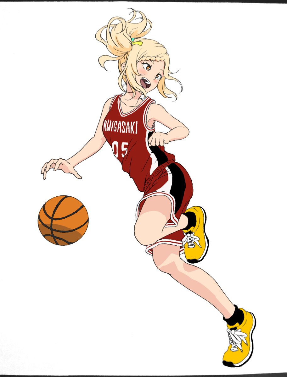 ニジガク部活動投票 選択肢にないけどバスケ部愛さんが見てみたい 蔦海のイラスト