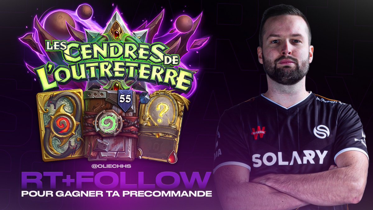OliechHS's tweet photo. La nouvelle aventure arrive le 7 Avril, voici un petit concours pour en gagner une grâce à Blizzard qui régale ! Tirage au sort le lundi 25/03. 
Bonne chance a tous. 😁 https://t.co/3W785qN7dA