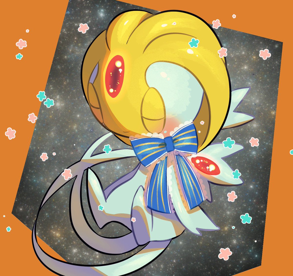 mint_nullma's tweet photo. #ポケモン版深夜の真剣お絵描き60分一本勝負
 #三湖の日
ユクシー https://t.co/bVIQNT25W8
