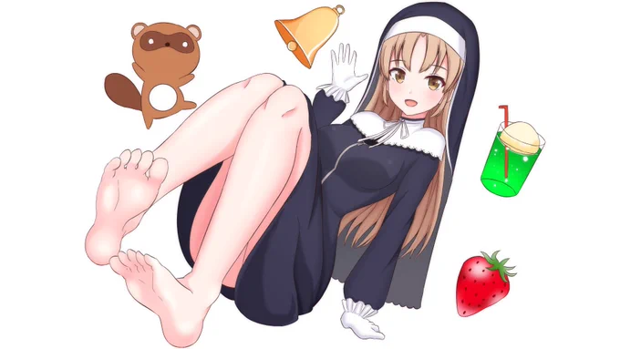 この度こちらの合作企画でシスター・クレアさんのイラストを担当させていただきました!良かったら見てください～ 本編https://t.co/hQxxlJjnLt
#2434_Allstars_Parade #描いたよクレアさん 
