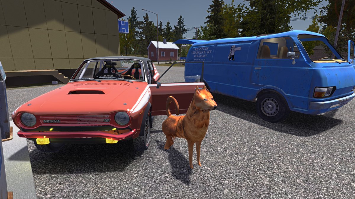 RadexxYT's tweet photo. A new modification that adds a DOG! The dog can follow you, you can drive a car with him ... And the best are him sounds!

See the episode: https://t.co/FmQvT04jq9

#Radex #MySummerCar #Mods #Dog #MSC #Gameplay #MySummerCarPL #MSCPL #Satsuma #Hayosiko #Gifu #Ruscko #Jonnez https://t.co/uDwQBgJPyd
