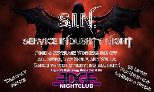 Service Industry Night At Edge Nightclub
ow.ly/LSNW50xRLdT

#lgbtq #pride#loveislove #love #queer #instagay #bisexual #transgender #trans #gaypride #dragqueen #lgbtpride #bi #nonbinary #gaylove #like #lovewins #lgbtqia #drag #follow #art #lesbians #asexual #gayman #bhfyp
