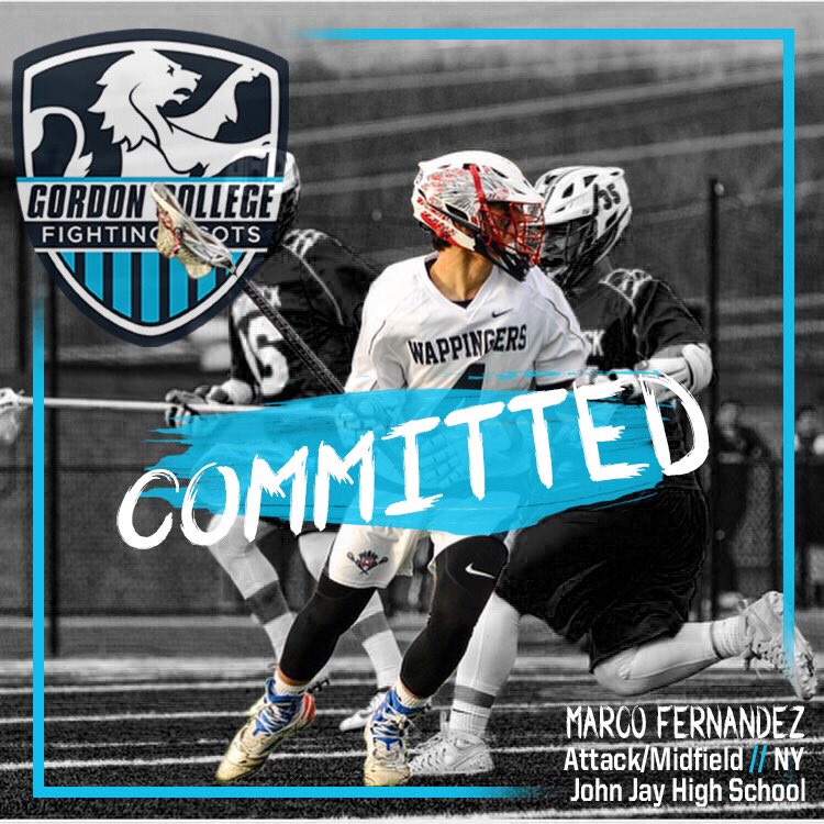 MarcoF454's tweet photo. Proud to announce my commitment to continue my education and play lacrosse at Gordon College! Thanks to the friends, family and coaches that helped me along the way‼️ #Scots #Next4 #boyswholax @lohudsports @PJSports  @HVSportsReport @Wapplax https://t.co/fdqERRZmIq