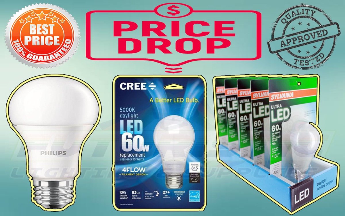 flas876's tweet image. 🗣MASSIVE PRICE REDUCTION!🗣
1. Price reduced from $1,200 to $900
2. #LED  will reduce your energy usage by over 80%  
We've tested these bulbs for 9 years &amp;amp; they still work today
#flas876 #EnergySavingLed #Sylvania #Cree #Philips #UseLessSaveMore #CutYourJPSBill #EnergyEfficient