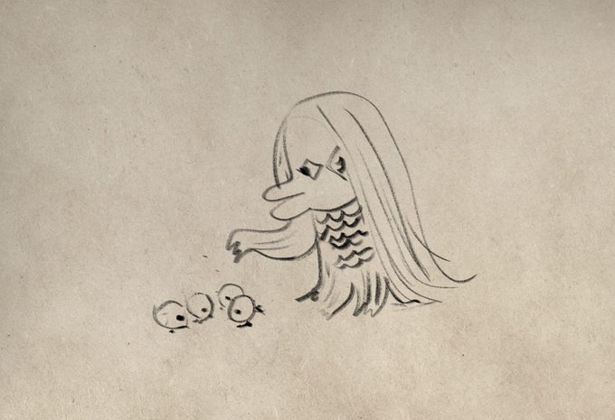 丁寧な暮らしをするアマビエ
#いろんなものに乗っかろうとする 