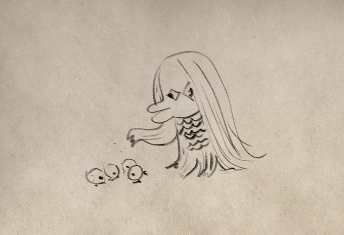 丁寧な暮らしをするアマビエ
#いろんなものに乗っかろうとする 