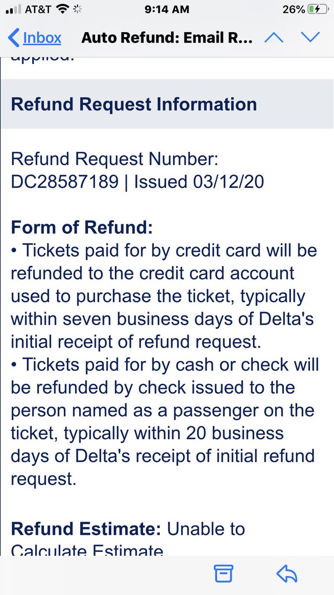 LauraSpurlin's tweet photo. @delta I cancelled a flight, my refund is “pending” but I keep getting flight information today ( gate info and stuff). I understand the mess you are dealing with but I hate for delta to think I’ll be on these flights. https://t.co/xS8qOLLxsY