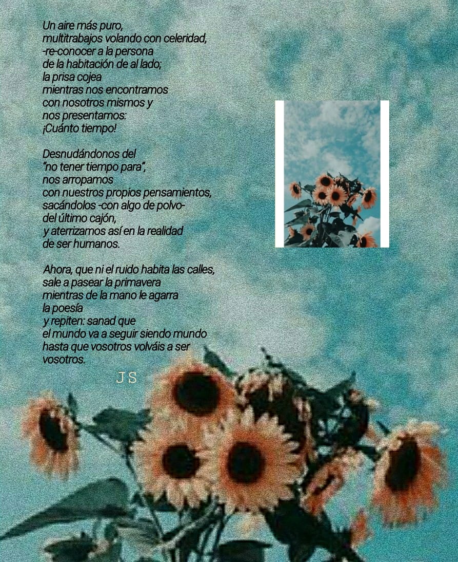 JuliaSG4's tweet photo. Hoy sale a pasear la primavera mientras de la mano le agarra la poesía... Y las miraremos desde los balcones. #DiaInternacionaldelaPoesia https://t.co/dw1OhimgoN