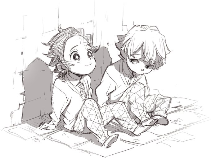 らくがき善&炭。 