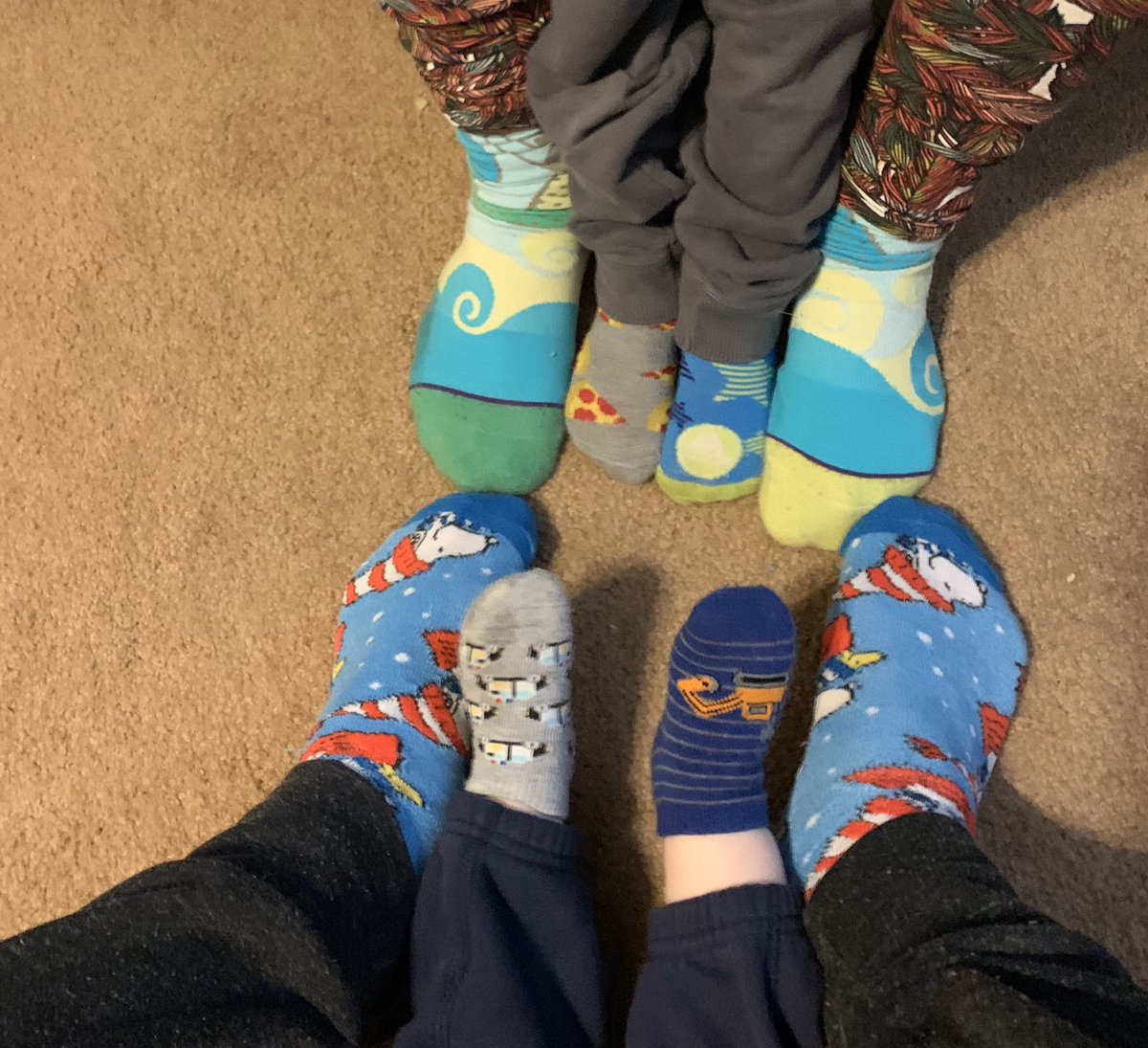MrKoogle's tweet photo. @WFMSkoogle and our family are celebrating World Down Syndrome Day! #LotsOfSocks #LotsOfLove #WDSD2020 https://t.co/IzfKULsQct