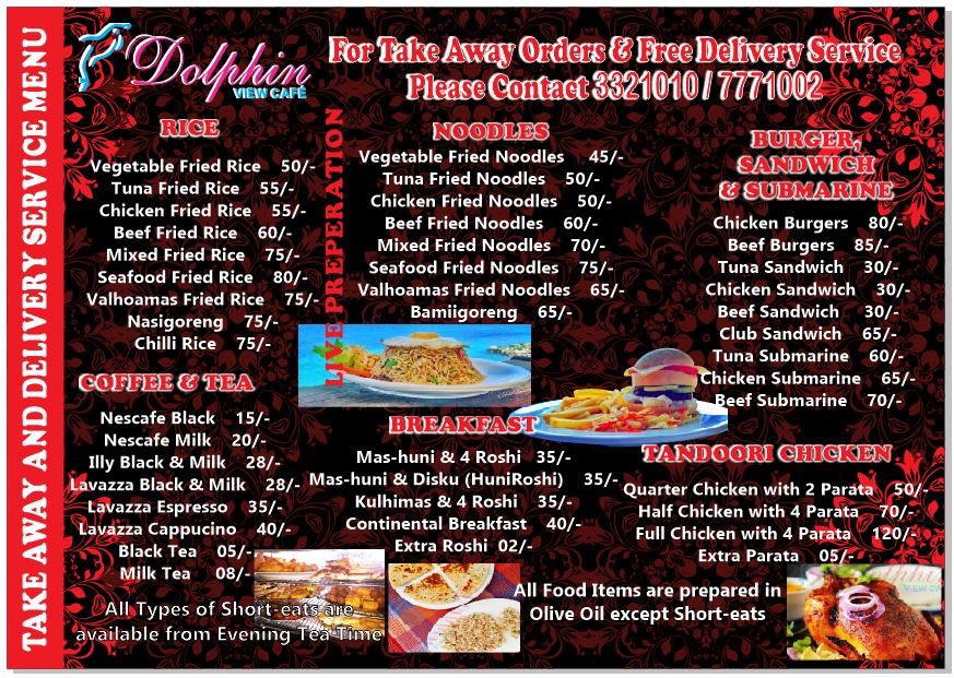 DolphinViewCafe's tweet photo. For Free Delivery and Take Away Service Please Call 3321010 #StayAtHome #WashYourHands https://t.co/xpUg96UnYg