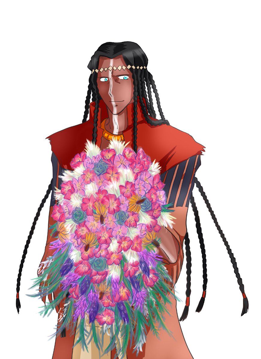 いいねの数だけジェロニモさんに花を持たせるというお題で沢山戴いて浮かれてた頃です 