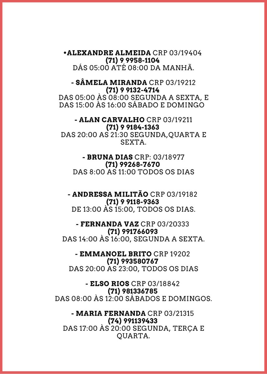 Lud00640970's tweet photo. Acolhimento psicológico #ligue #divulgue #ajude #psicologia #fraternidade https://t.co/XV7cVMPLgV