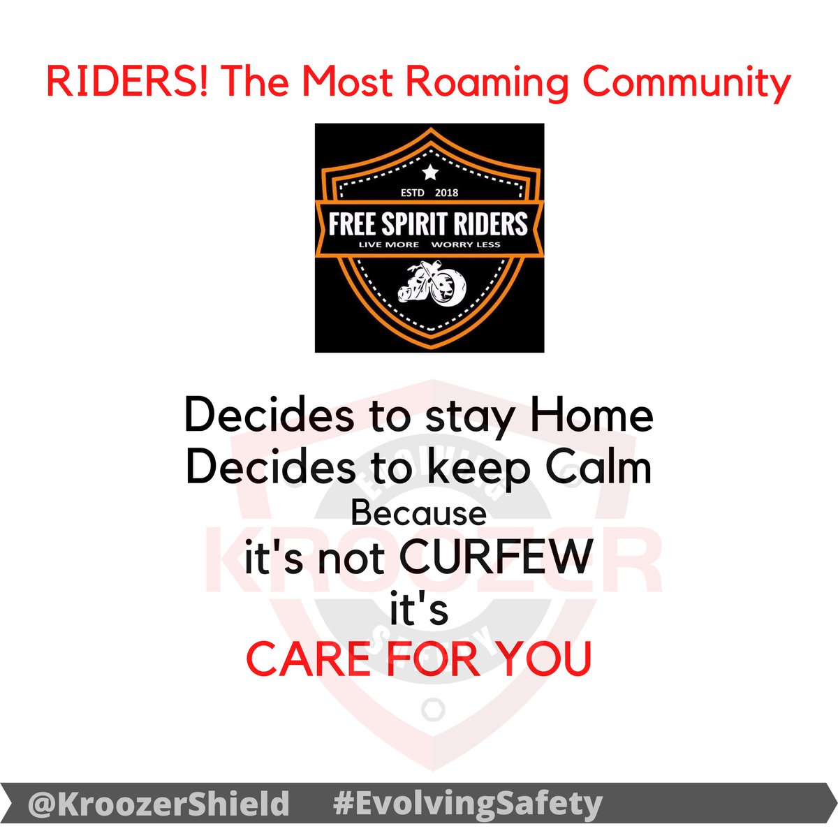 kroozershield's tweet photo. We Support #JantaCurfew
.
.
#Standforcorona #Supportcurfew #jantacurfew #CoronaVirus #staysafesallz #SocialDistancing #Quarantine #FarakPadtaHai #StayHomeStaySafe #IndiaFightsCorona #20marxh2020 #stayzsafez #covıd19 #governmentofinidia #CoronavirusPandemic https://t.co/CWerpZzrzx
