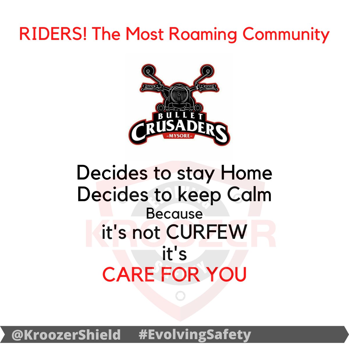 kroozershield's tweet photo. We Support #JantaCurfew
.
.
#Standforcorona #Supportcurfew #jantacurfew #CoronaVirus #staysafesallz #SocialDistancing #Quarantine #FarakPadtaHai #StayHomeStaySafe #IndiaFightsCorona #20marxh2020 #stayzsafez #covıd19 #governmentofinidia #CoronavirusPandemic https://t.co/qAbgtNzpGL
