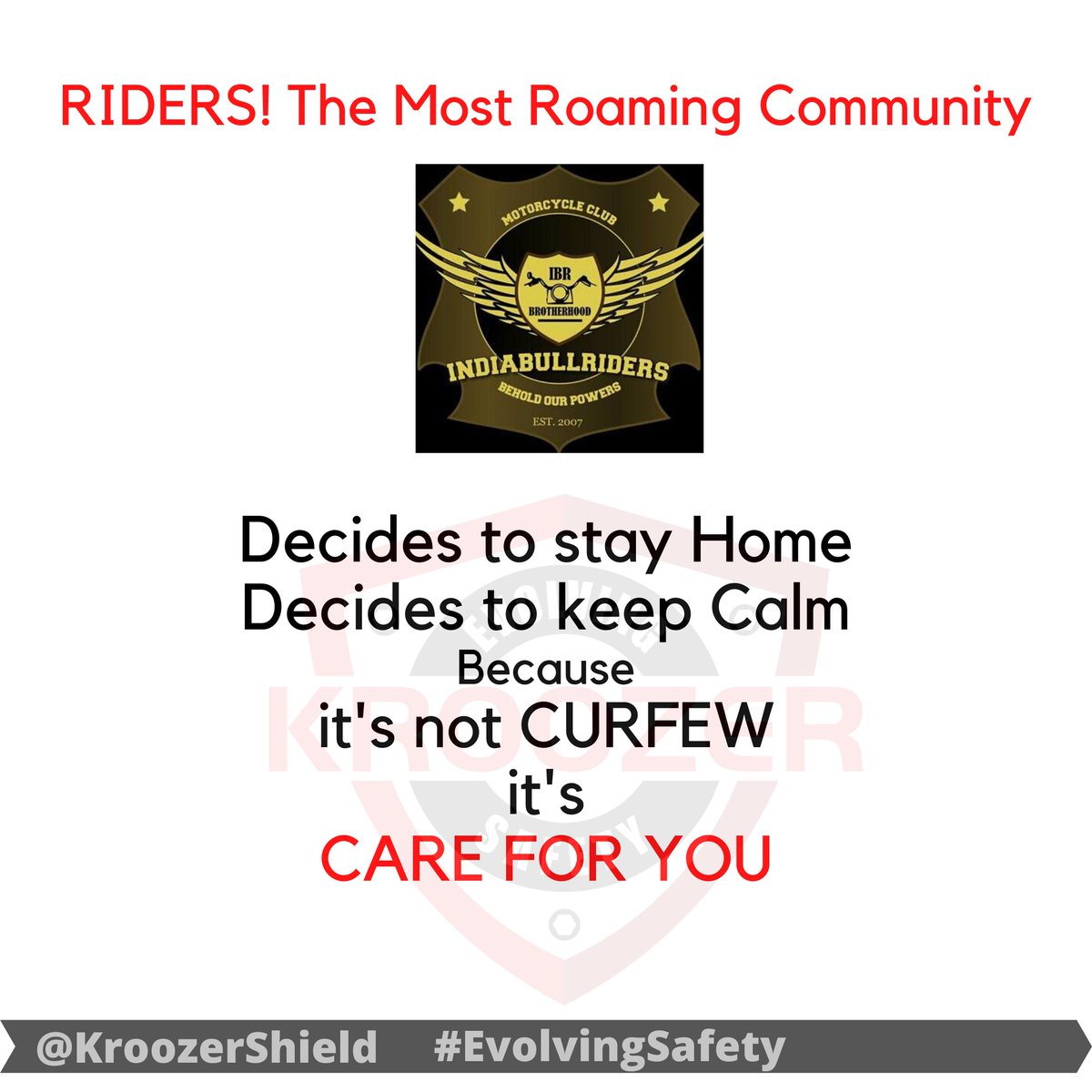 kroozershield's tweet photo. We Support #JantaCurfew
.
.
#Standforcorona #Supportcurfew #jantacurfew #CoronaVirus #staysafesallz #SocialDistancing #Quarantine #FarakPadtaHai #StayHomeStaySafe #IndiaFightsCorona #20marxh2020 #stayzsafez #covıd19 #governmentofinidia #CoronavirusPandemic https://t.co/MN3oP8vrVB