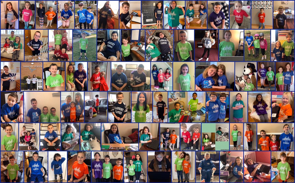 When you get a pic of your #HAedu kids working at home in their Spirit Wear you know something’s are going well despite the news lately! Thank you #MTPSpride parents for the oberwhelming support this week!