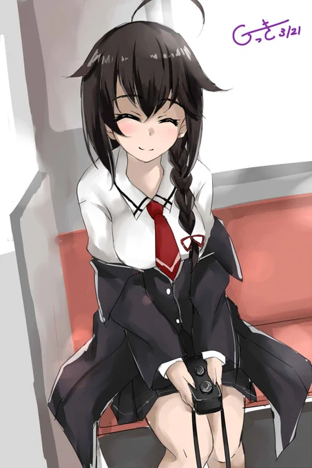 #艦これ版深夜の真剣お絵描き60分一本勝負
#艦これ版真剣お絵描き60分一本勝負_20200321
いい写真、いっぱい撮れたよ 