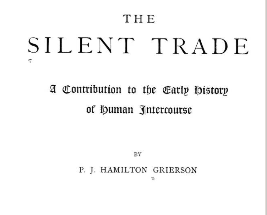 Notes for a transitional era. Is this the end of gifts and hospitality and the return to "silent trade"?

James Woodburn, "Silent trade with outsiders: Hunter-gatherers’ perspectives," HAU 6, no. 2
doi.org/10.14318/hau6.…