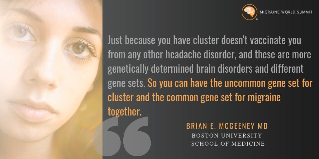 MigraineSummit's tweet photo. Did you know that some people experience both migraine and cluster headache? 

Wishing anyone who experiences cluster headache a pain-free Cluster Headache Awareness Day! #ClusterHeadacheDay2020 #ClusterDay20 #clusterheadache #migraine https://t.co/IeqEQjGMa9