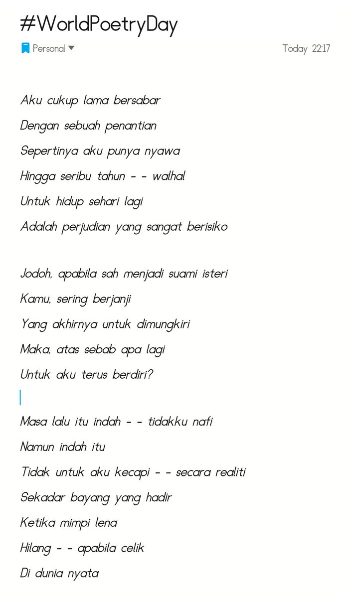 Beenism__'s tweet photo. Secebis throwback 2 tahun lepas. My last memory of him. A lesson learned. 🌷

"Everything is temporary - emotion, thoughts, people and scenery. Do not become attached. Just flow with it." 🍂

#WorldPoetryDay #HariPuisiSedunia #StayAtHome https://t.co/1xmkLppoqY