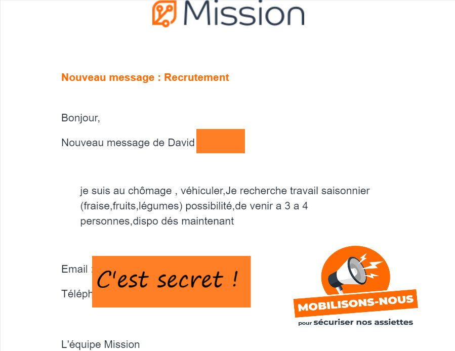 wizifarm's tweet photo. C'est ça la solidarité et la responsabilité des Français. Bravo 👏 Merci pour les producteurs en recherche de bras. Vous plus de 100 personnes à s'être proposé en Alsace en moins de 24 h. 
https://t.co/RtlX4E8eNm 
#COVIDー19 #onveutdesasperges
@JeanROTTNER @ChLambert_FNSEA https://t.co/4RN0Y3SVZm