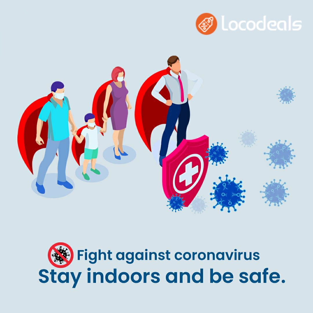 locodealsin's tweet photo. Let us observe *JANTA CURFEW* on Sunday Mar 22 from 7AM to 9PM.

This is a preventive measure from Coronavirus, please stay indoors and be safe.

Team LocoDeals stands with this decision.

#JanataCurfewMarch22 #LocoDeals #JanataCurfewChallenge  #coronavirus #StaySafeStayHome https://t.co/oP8wkBZGkZ