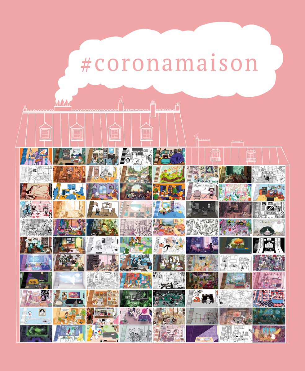 La #Coronamaison grandit de jour en jour !  J'en profite pour remercier ceux qui travaillent pour anéantir ce virus dans le monde💜.

The #Coronamaison is growing day by day! I would like to take this opportunity to thank those who work to wipe out this virus around the world 💜.