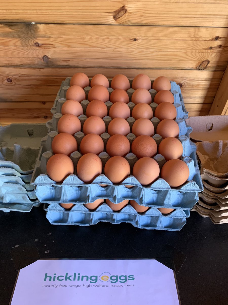Hickling Eggs are fully stocked and have plenty more if you need your local freshly laid today eggs. #Local #eggs #hickling