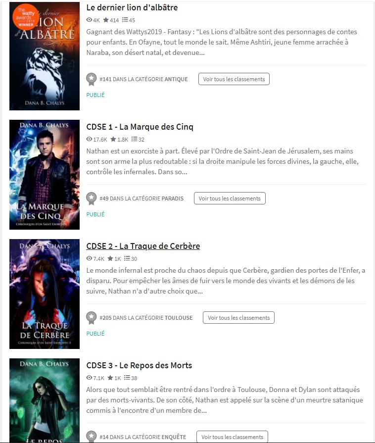 DBChalys's tweet photo. Le Dernier lion d'albâtre revint bientôt sur #Wattpad pour 10 chapitres supplémentaires. 
En attendant, mes autres histoires sont toujours disponibles => https://t.co/Gr27VTmd2V   
@WattpadStage @WattpadFrance https://t.co/FUJb5kII4q