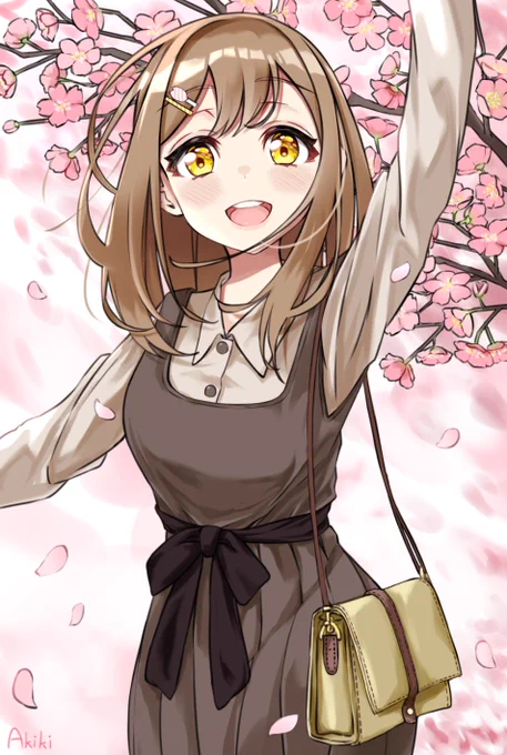 お花見?
「善子ちゃん、ルビィちゃんこっちずら〜!」

#桜 