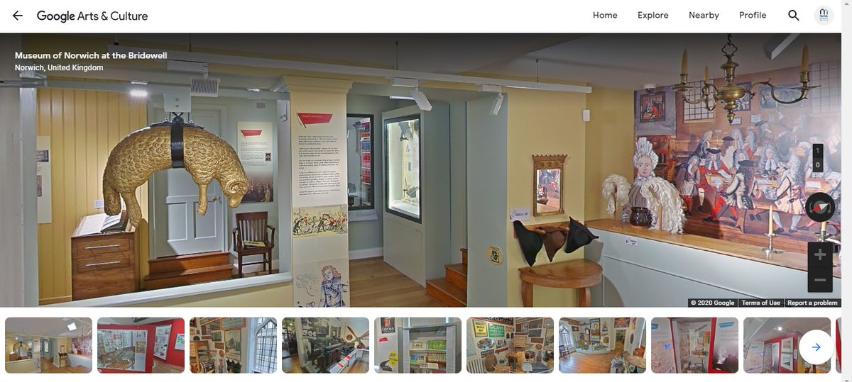 NorfolkMuseums's tweet photo. Did you know that you can explore @museumofnorwich virtually through Google Arts &amp; Culture? See the entire museum &amp; explore the collection without even leaving the house! Can you find the shoe nicknamed 'The Toast Rack' by factory workers? https://t.co/8Hvos1krue https://t.co/yco6KJVsiC