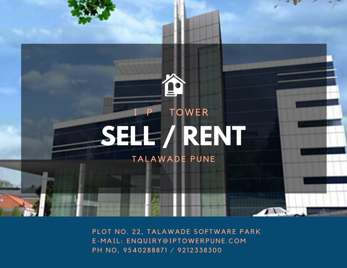 puneet917's tweet photo. Office Space for Sell/ Rent
*IP TOWER (Pune Talwade)*
100000 Sq. Ft. Space Available in Pune
*For More Info Contact as Given Below*
Mr. Puneet
Mob No- 9540288871/9212338300
Mail Us - enquiry@iptowerpune.com
#iptower #ceo #officespaceinpune #officeinpune #workspaceinpune https://t.co/1qkJ8OcRpe