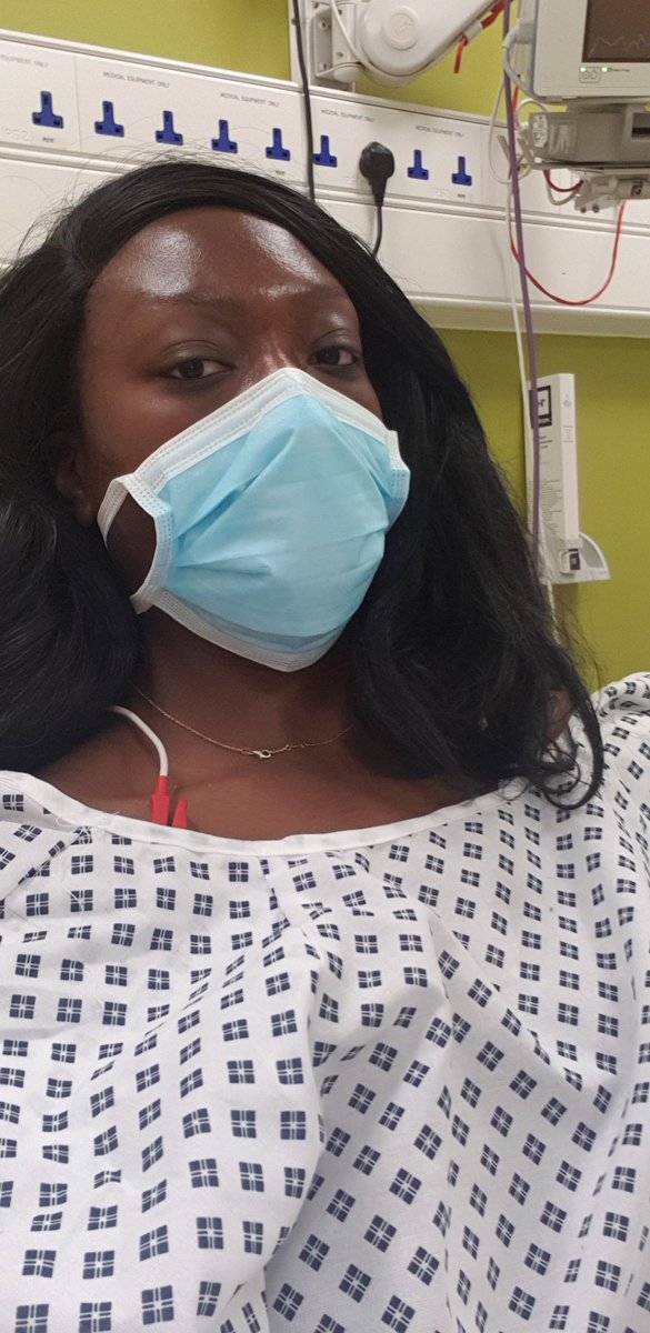 GoddessFoxx1111's tweet photo. I'm in hospital. 

Called 111 and an ambulance brought Me here. Chest pressure was too much, coughing, headache...

So far had blood tests, chest x-ray, blood pressure monitored...

Are you socially distancing yet? https://t.co/UDTkfgie6g