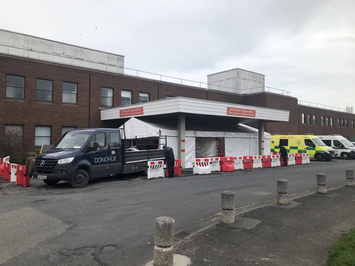 Killian Hurley (@killian_hurley) on Twitter photo #COVID19 triage tent goes up outside ā¦<a href="/Beaumont_Dublin/">Beaumont Hospital</a>ā© hospital. The hospital has reconfigured completely to meet the COVID19 challenge. We are also sharing our experience with HCW across Ireland ā¦<a href="/RCSI_Irl/">RCSI</a>ā© ā© ā¦<a href="/hpscireland/">HSE Health Protection Surveillance Centre (HPSC)</a>ā© ā¦<a href="/irishthoracicS/">Irish Thoracic Society</a>ā© #COVID19 triage tent goes up outside ā¦<a href="/Beaumont_Dublin/">Beaumont Hospital</a>ā© hospital. The hospital has reconfigured completely to meet the COVID19 challenge. We are also sharing our experience with HCW across Ireland ā¦<a href="/RCSI_Irl/">RCSI</a>ā© ā© ā¦<a href="/hpscireland/">HSE Health Protection Surveillance Centre (HPSC)</a>ā© ā¦<a href="/irishthoracicS/">Irish Thoracic Society</a>ā©