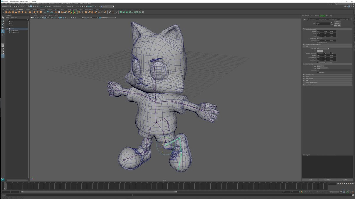 I Saint メタセコイア用 Usd プラグイン ボーンの In Export が動いた Usd のボーン関連機能は Fbx を倒すためだけに追加した と関係者から聞いていたものの 現状 Api はかなり不親切だなあ