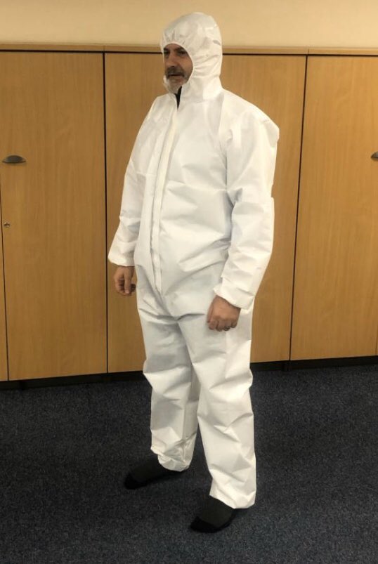 orvecare's tweet photo. @itvcalendar We are currently manufacturing 3,000 of these coverall garments per week in our factory in Hull. Please can you help spread the word, so that we can get these out to the #nhsworkers who need them most.  #PPE #NHSPPE https://t.co/oF215mZD5h